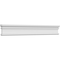 Ekena Millwork 137" Bottom Width x 138 1/8" Top Width x 3 1/2"H x 7/8"P Bedford Crosshead CRH03X137BE - alternate 4